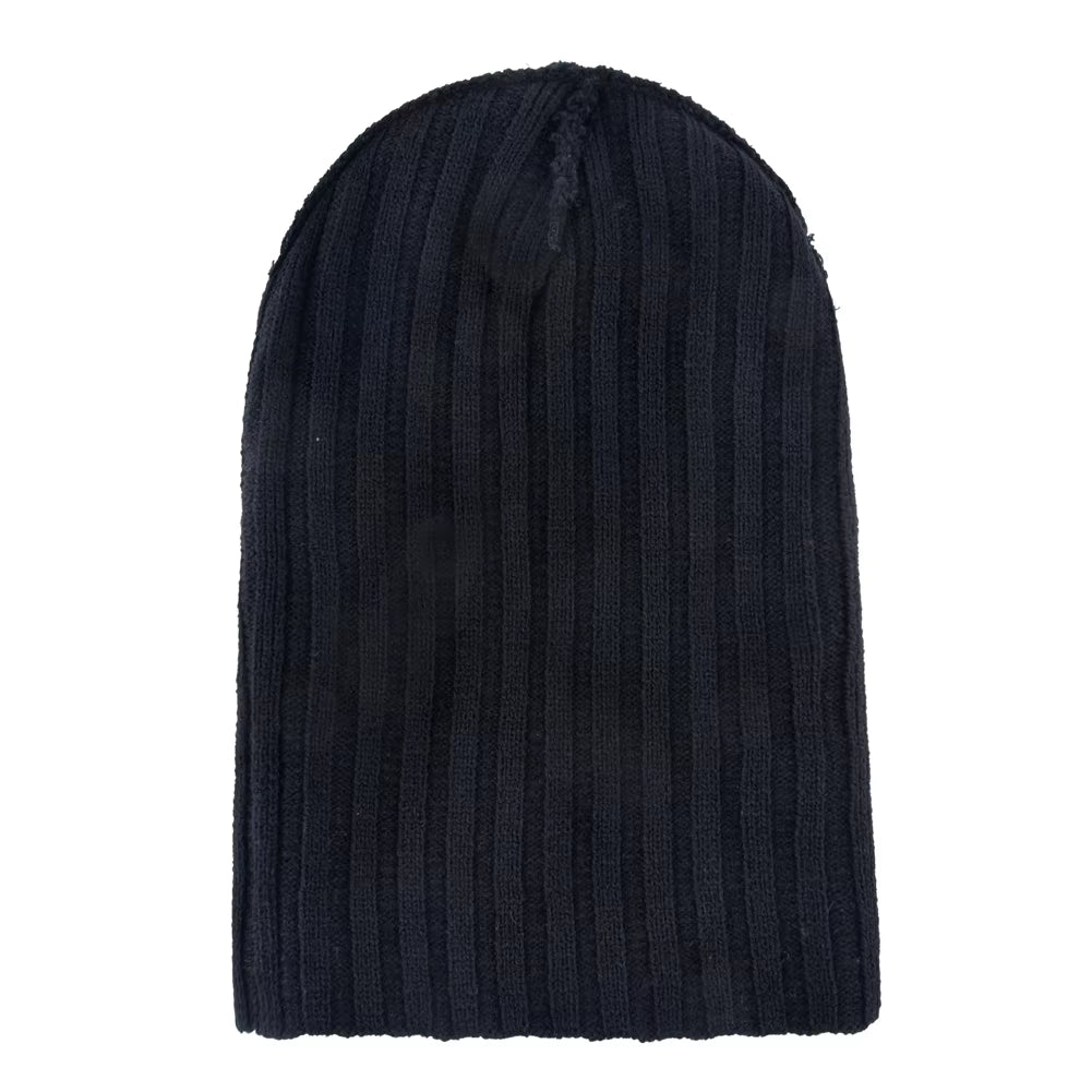 Knitted Beanies Hat Men Women Streetwear Hip Hop Skullies Beanies with Patch Boys Girls Knitting Solid Color Bonnet Hats Cap
