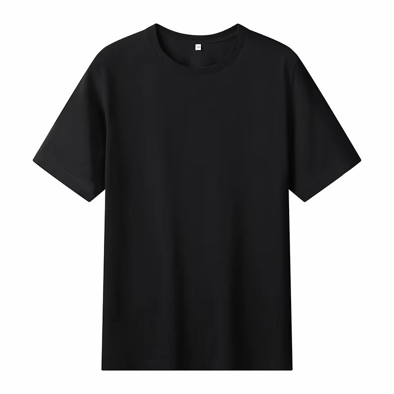 12 Color Oversized Heavyweight T Shirt for Men Summer Short Sleeve Tee 100% Cotton Plain Top Casual Men'S Clothing
