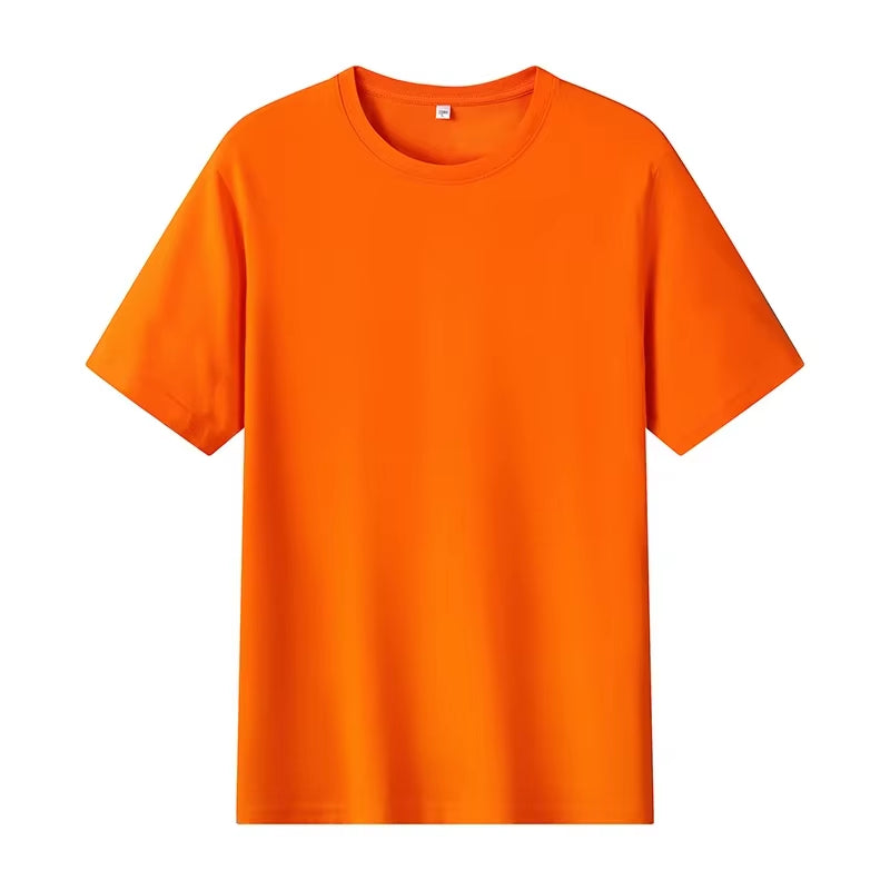 12 Color Oversized Heavyweight T Shirt for Men Summer Short Sleeve Tee 100% Cotton Plain Top Casual Men'S Clothing